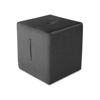 Ciemnoszary puf Mazzini Sofas Margaret, 40x45 cm