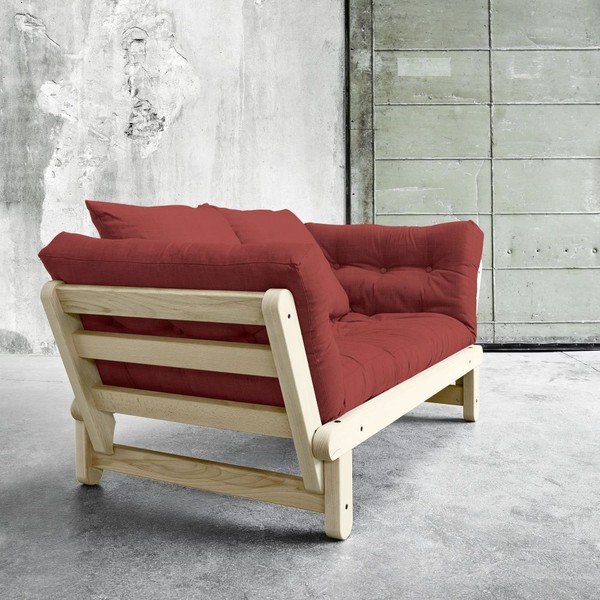 Sofa rozkładana Beat Natural/Passion Red-image-2