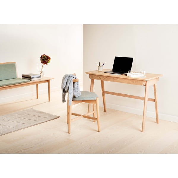 Biurko z blatem z drewna dębowego 110x55.5 cm Home – Hammel Furniture-image-3