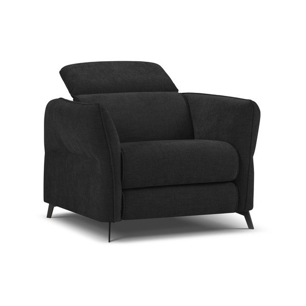 Czarny fotel Hubble – Windsor & Co Sofas-image-2