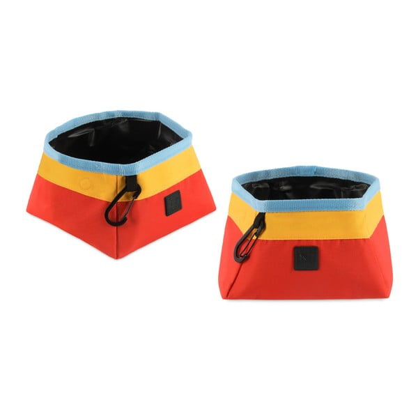 Tekstylna składana miska podróżna ø 18 cm Sunrise – P.L.A.Y.-image-3