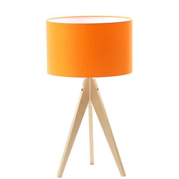 Lampa stołowa Artist Orange/Birch, 40x33 cm
