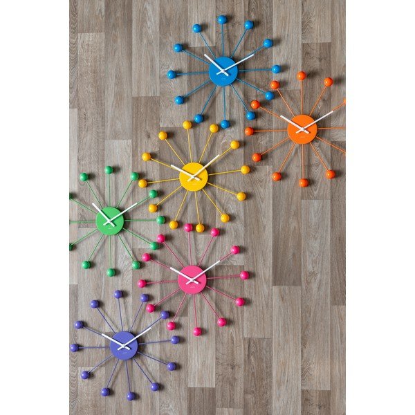 Zegar ścienny ø 40 cm Funky Spider – Karlsson-image-1