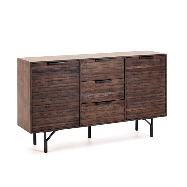 Ciemnobrązowa komoda Kave Home Atalia, 160x91 cm-image-2
