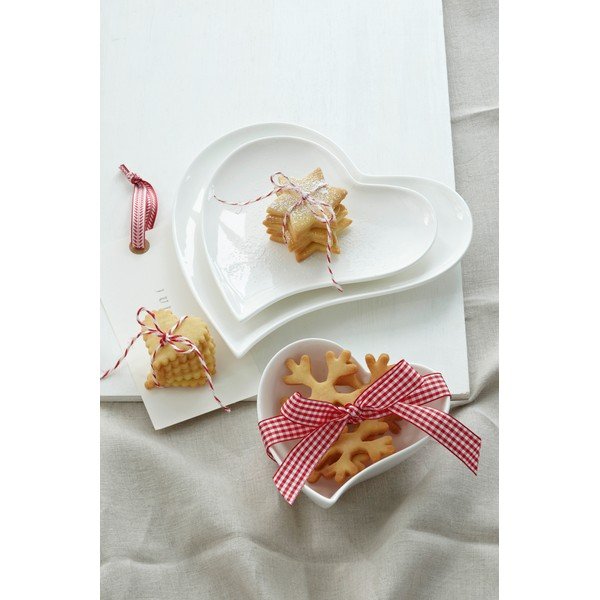 Biały porcelanowy zestaw misek do serwowania 3 szt. Amore – Maxwell & Williams-image-1