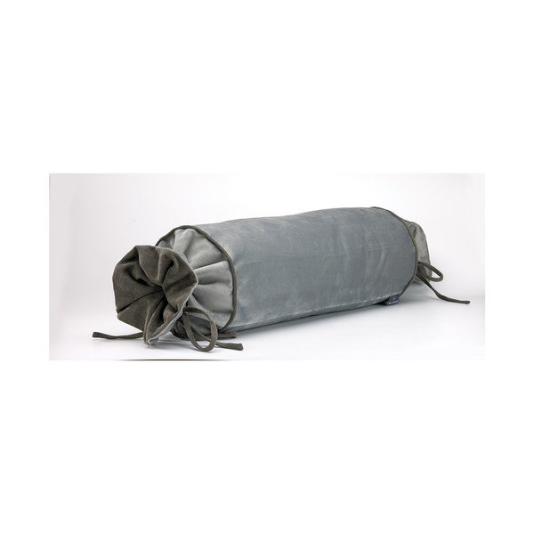 Szara poszewka na poduszkę WeLoveBeds Silver Candy, ⌀ 20x58 cm-image-2
