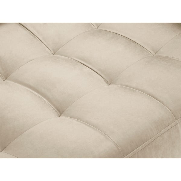 Beżowa aksamitna sofa Milo Casa Santo, 174 cm-image-1