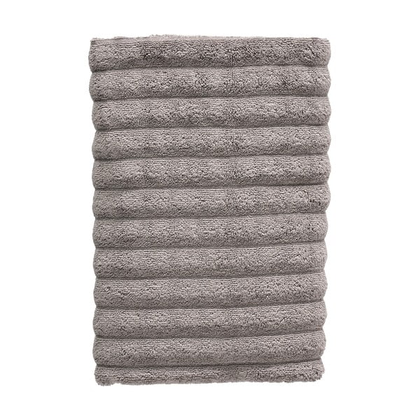 Ciemnoszary bawełniany ręcznik kąpielowy 140x70 cm Inu − Zone