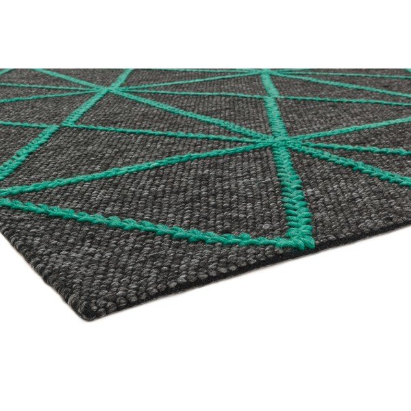 Czarno-zielony dywan Asiatic Carpets Prism, 160x230 cm-image-3