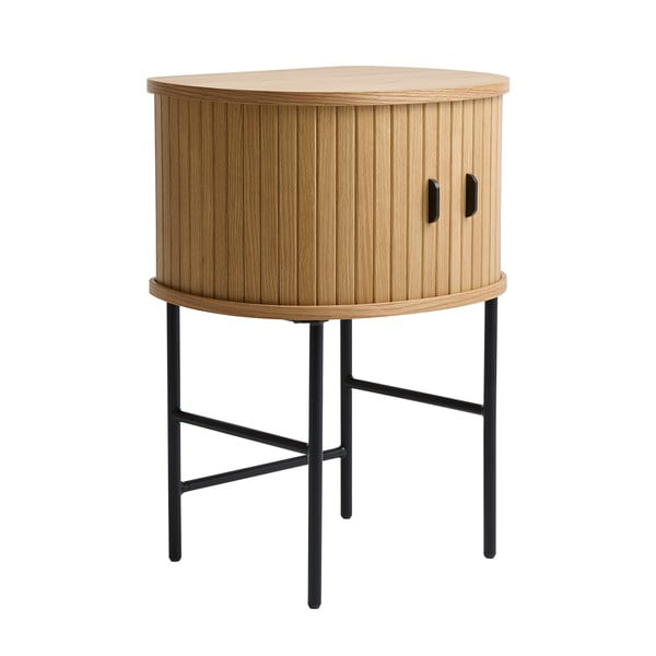 Szafka nocna w naturalnym kolorze Nola – Unique Furniture-image-4