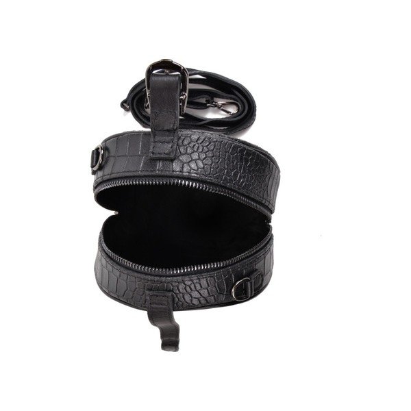 Czarna kopertówka skórzana Mangotti Bags Aura-image-3