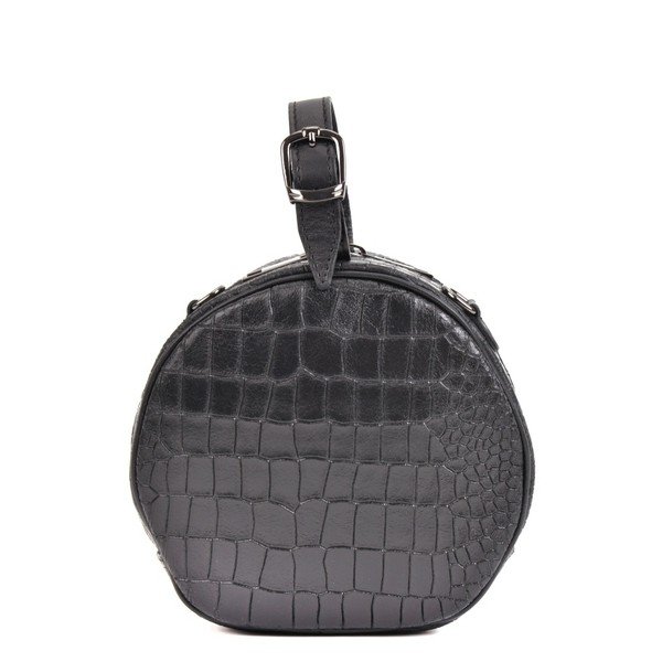 Czarna kopertówka skórzana Mangotti Bags Aura-image-4