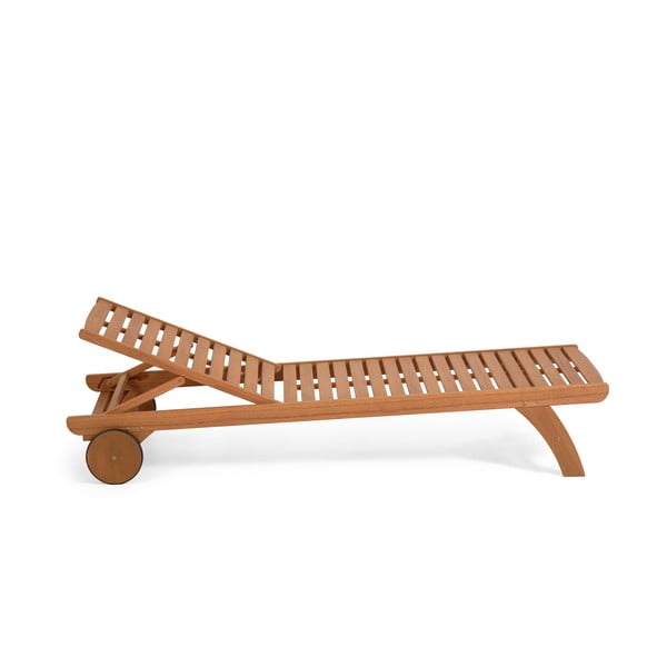 Leżak ogrodowy z drewna eukaliptusa Kave Home Beila-image-3