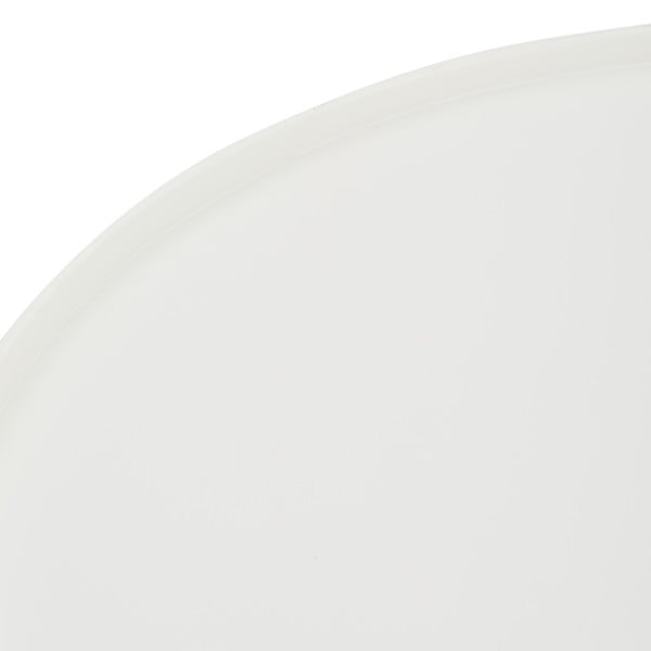 Biały stolik z nogami z drewna bukowego Furnhouse Opus, Ø 90 cm-image-3