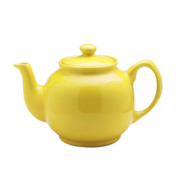 Żółty dzbanek do herbaty z kamionki Price & Kensington Brights, 1,1 l