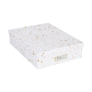 Pudełko w biało-złotym kolorze Bigso Box of Sweden Oskar