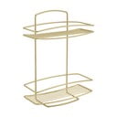 Stalowa półka łazienkowa w kolorze złota Onda – Metaltex