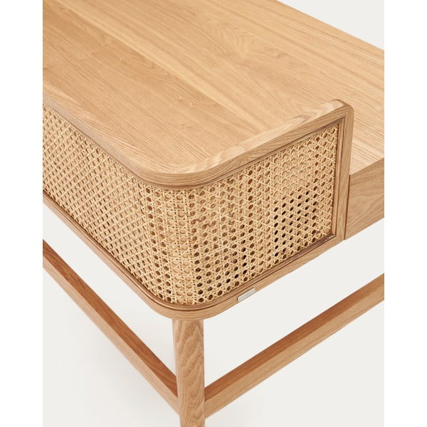 Biurko w dekorze jesionu 62x105 cm Araxi – Kave Home-image-3