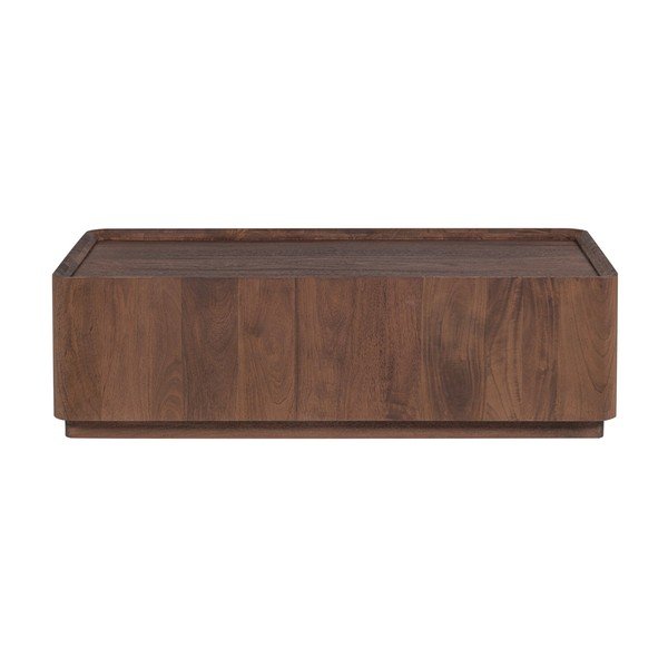 Stolik z litego drewna mango w naturalnym kolorze 60x130 cm Volu – WOOOD-image-2