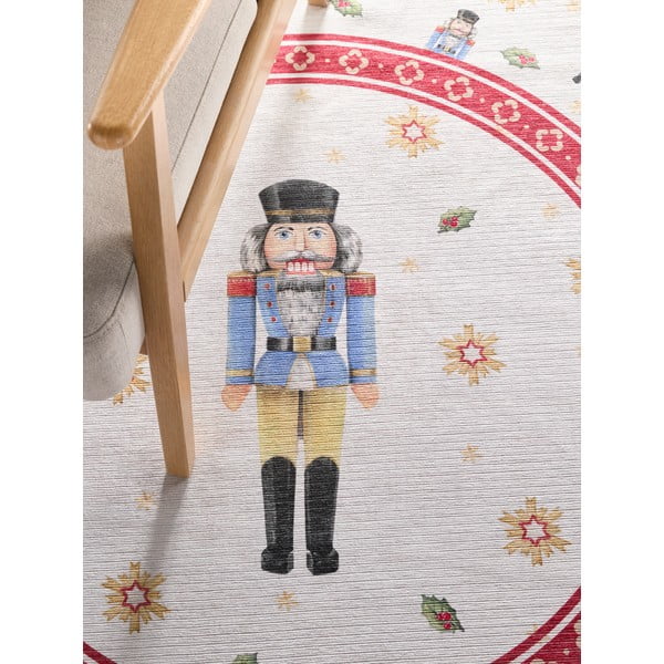 Czerwony okrągły dywan ze świątecznym motywem ø 160 cm Toy's Delight Nutcracker – Villeroy&Boch-image-2