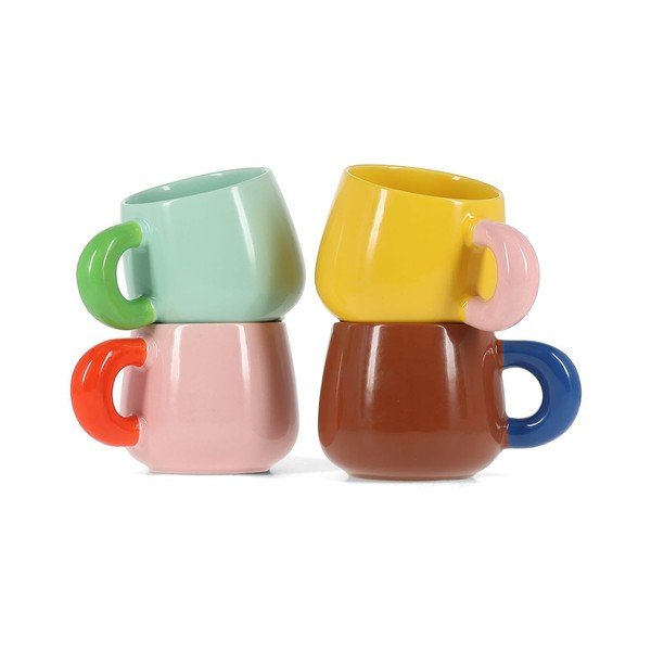 Ciemnobrązowy kubek new bone china 470 ml Coco – ONA-image-2