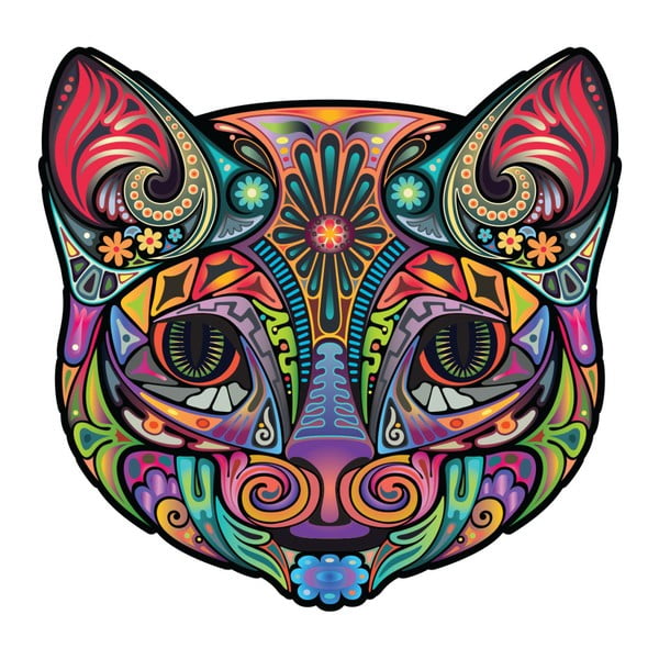 Naklejka Fanastick Multicolor Cat