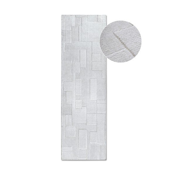 Kremowy wełniany chodnik tkany ręcznie 80x250 cm Wilhelmine – Villeroy&Boch
