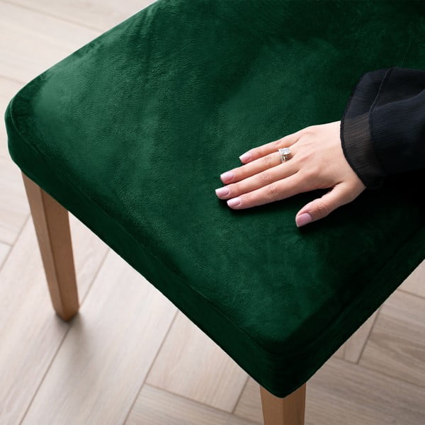 Zielony elastyczny pokrowiec na krzesło 48 cm Sento – Restilo-image-1