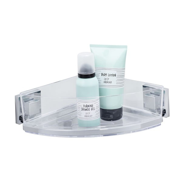 Półka narożna z przyssawką Wenko Vacuum-Loc, 19,5x28 cm-image-2