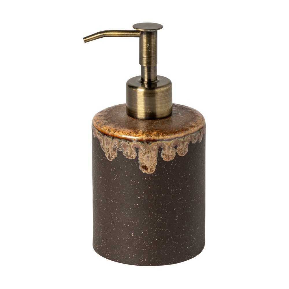 Brązowy kamionkowy dozownik do mydła Poterie Bath – Casafina