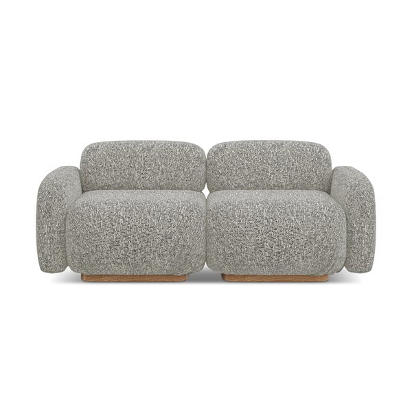 Szara sofa modułowa 190 cm Ailani – Makamii