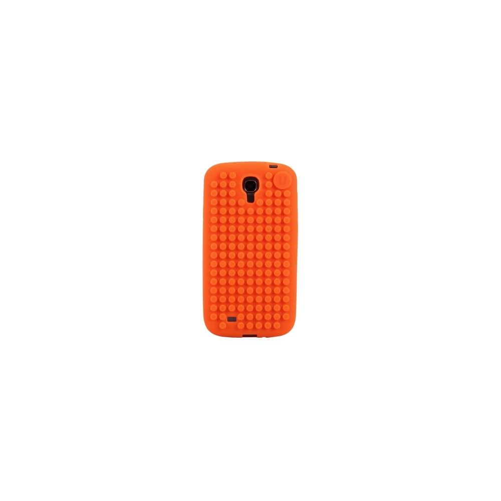 Pikselowe etui na Samsung S4, pomarańczowe