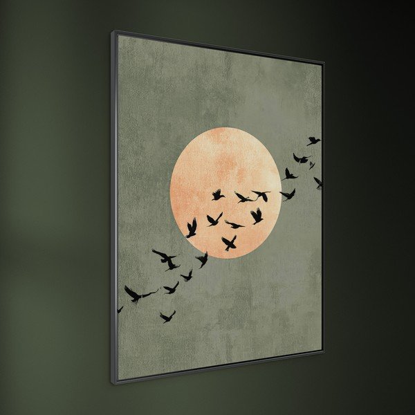 Obraz drukowany z ramą w zestawie 60x80 cm Midnight Flight – Styler-image-2