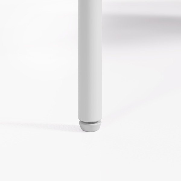 Biała komoda pod TV z drzwiczkami z drewna jesionu Kave Home Marielle, szer. 187 cm-image-1