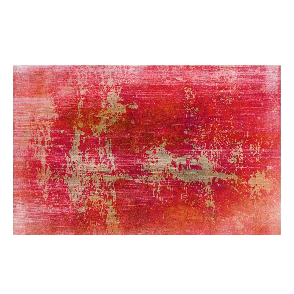 Winylowy dywan Grunge Rojo, 100x150 cm