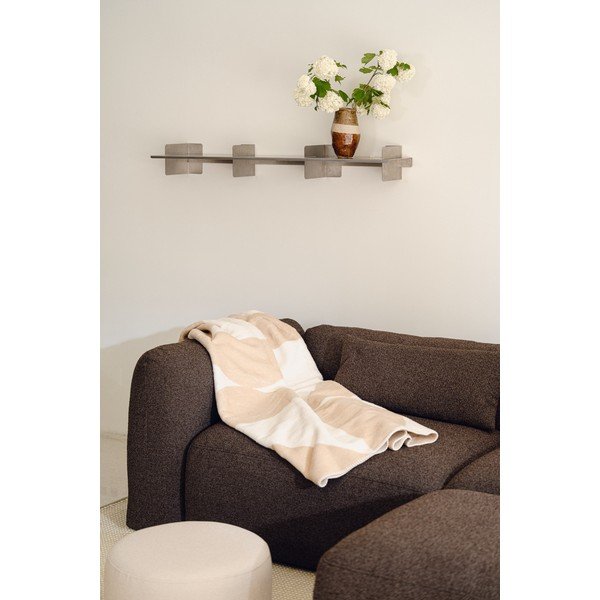 Beżowo-kremowy koc 150x200 cm Tul – noo.ma-image-3