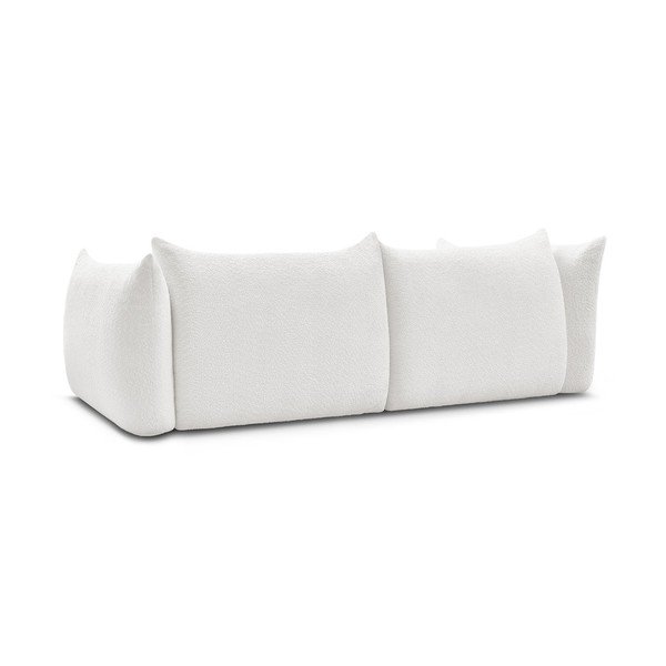 Biała sofa z materiału bouclé 286 cm Azra – Bobochic Paris-image-4