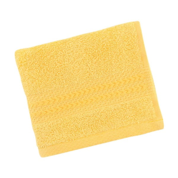 Żółty ręcznik z czystej bawełny Foutastic, 30x50 cm-image-2