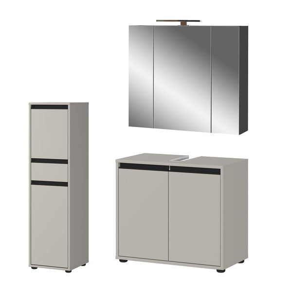 Szary zestaw łazienkowy Lemont – Germania