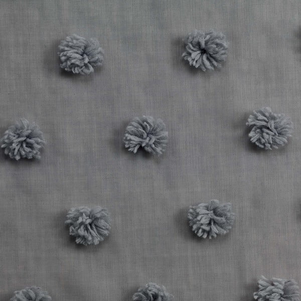 Antracytowa firanka z woalu 140x240 cm Melusine – douceur d'intérieur-image-3