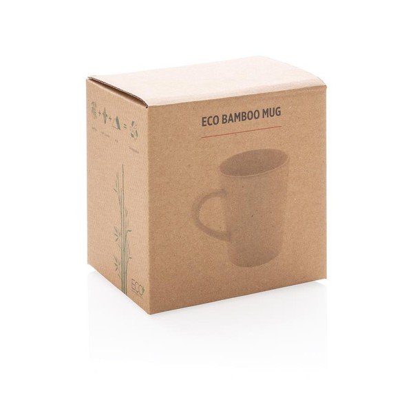 Biały kubek bambusowy XD Collection, 360 ml-image-4
