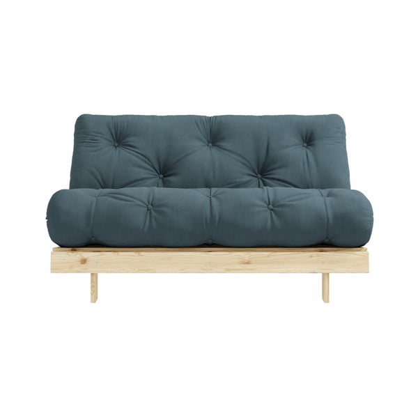 Sofa rozkładana z niebieskozielonym obiciem Karup Design Raw/Petrol Blue-image-3