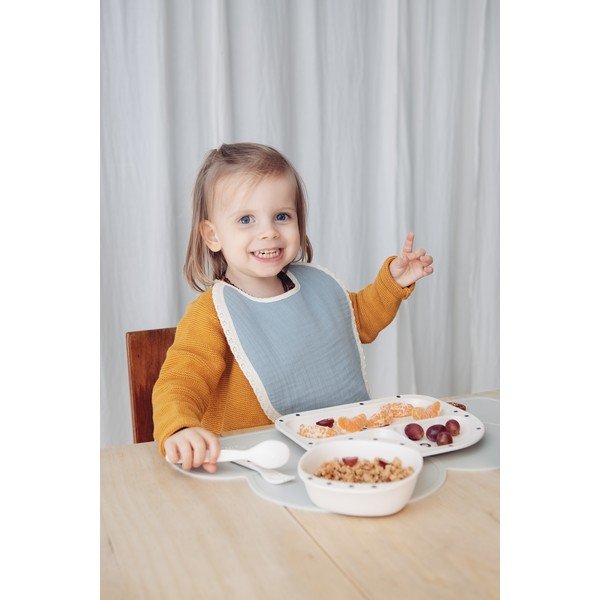 Szary muślinowy śliniak Kindsgut Paris-image-1