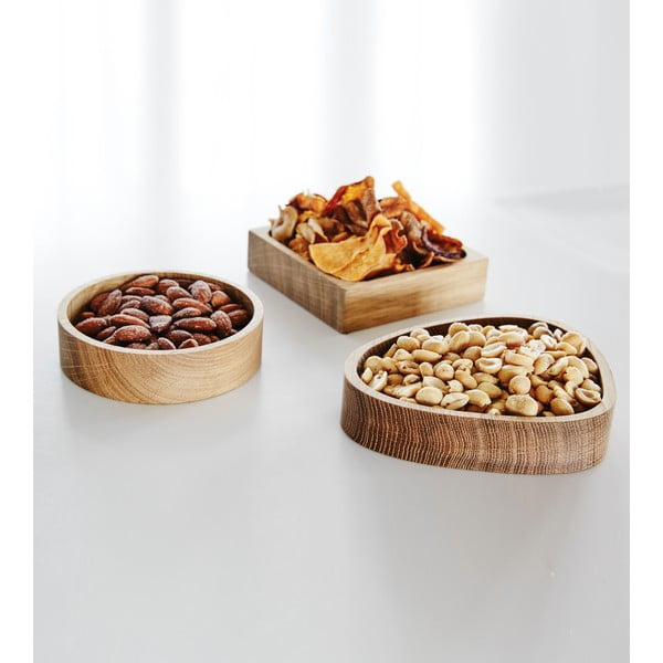 Drewniany pojemnik dekoracyjny w naturalnym kolorze ø 11x3 cm Circle S – LIND DNA-image-3