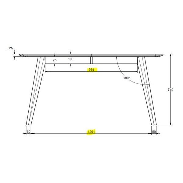 Stół rozkładany z litego drewna dębowego Unique Furniture Rho, 150x90 cm-image-2