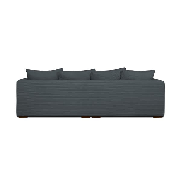 Szara sztruksowa sofa 266 cm Comfy – Scandic-image-3