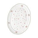 Biały porcelanowy półmisek Brandani Nonna Rosa