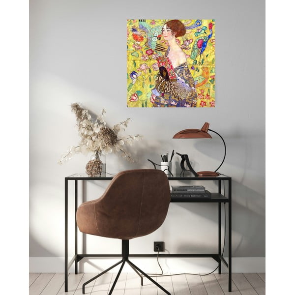 Reprodukcja obrazu Gustava Klimta – Lady with Fan, 60x60 cm-image-1