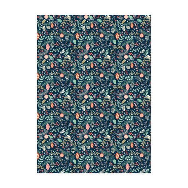 5 arkuszy papieru do pakowania prezentów eleanor stuart Baubles and Berries, 50x70 cm-image-1