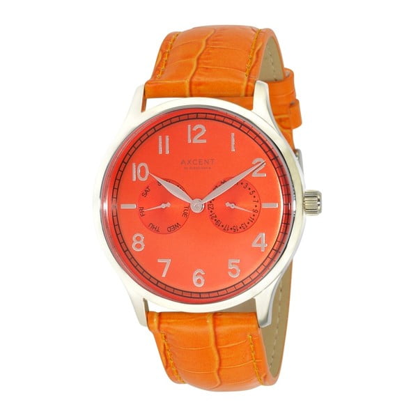 Pomarańczowy zegarek damski Axcent od Scandinavia Teacher